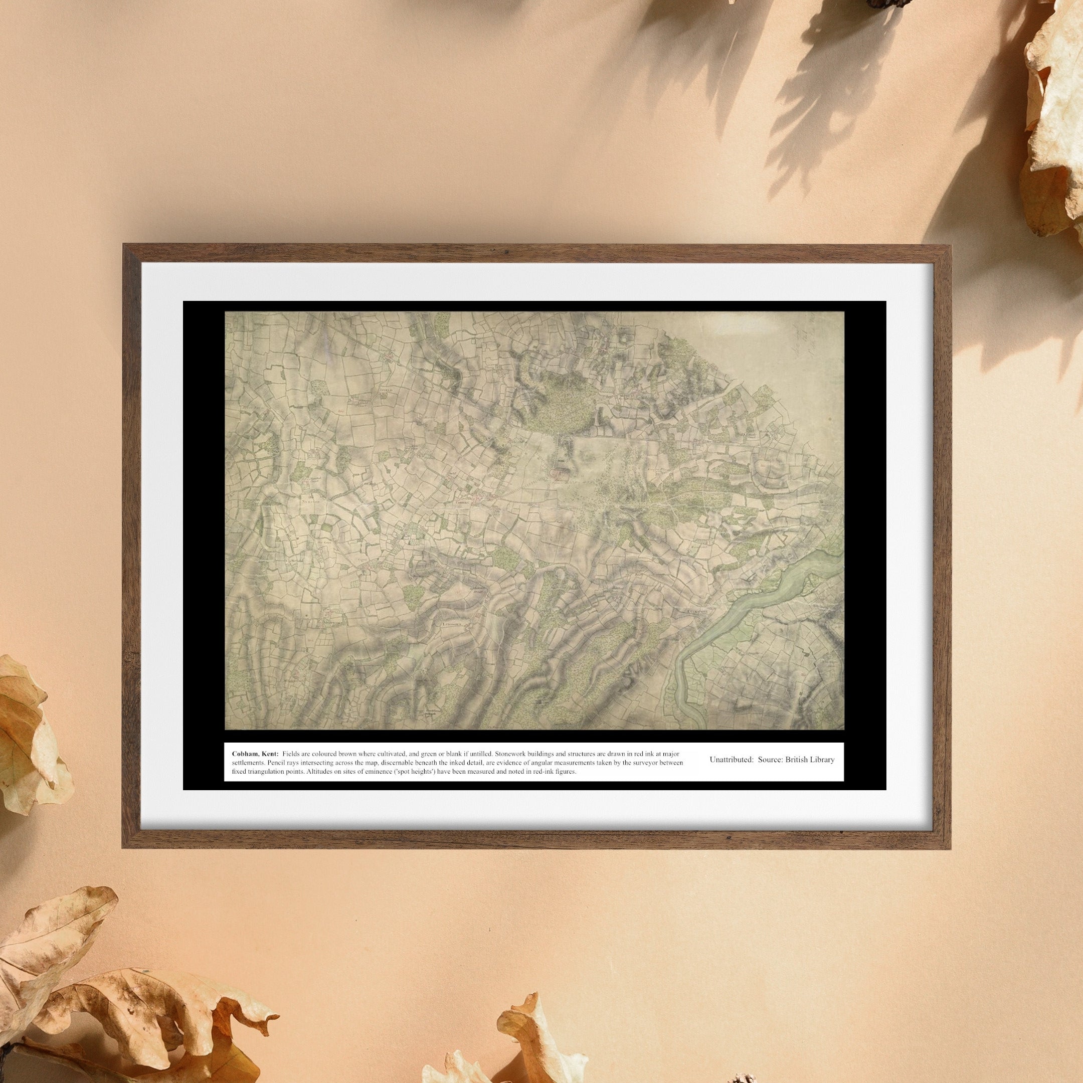 UK Vintage Map - Cobham Kent