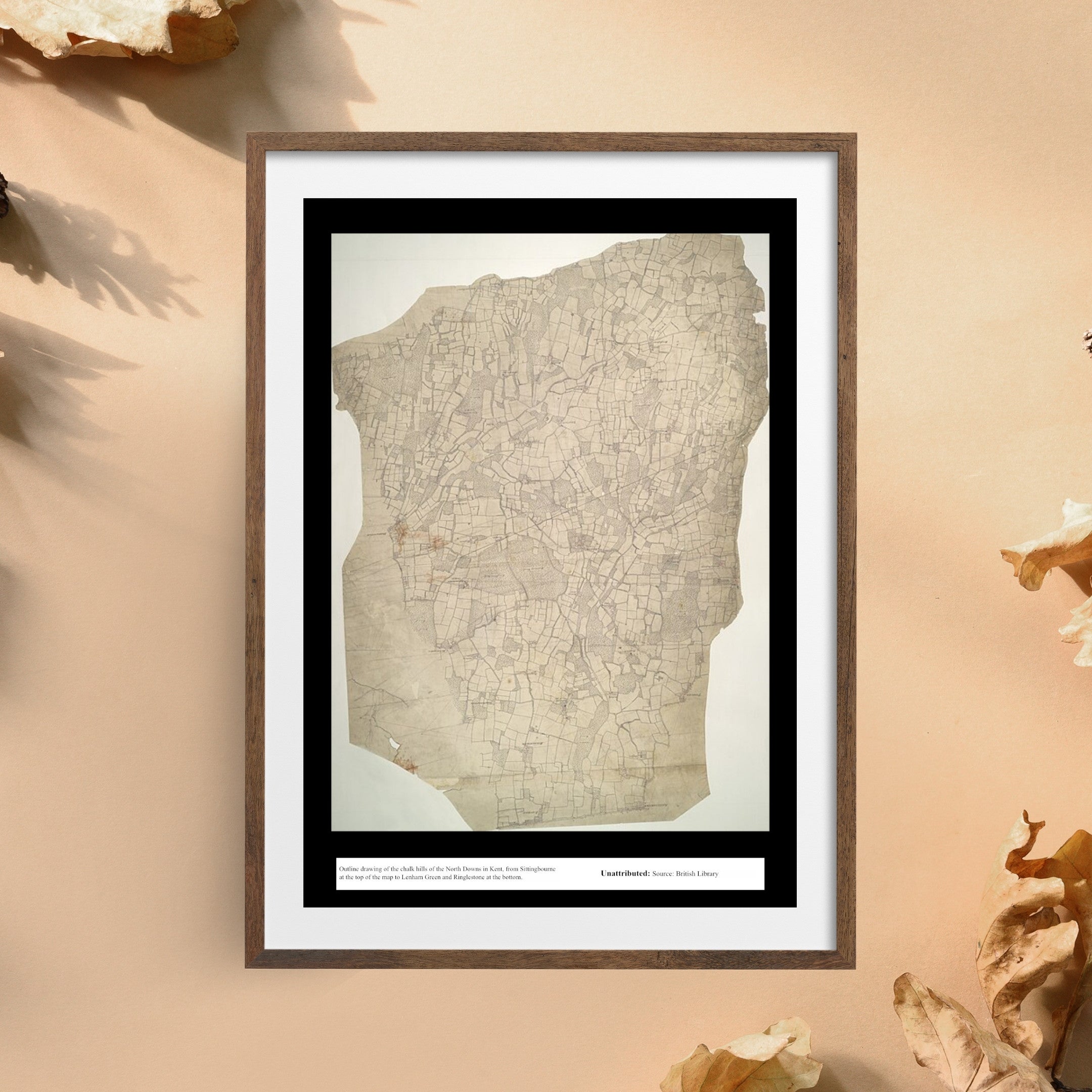 UK Vintage Map - Sittingbourne Kent