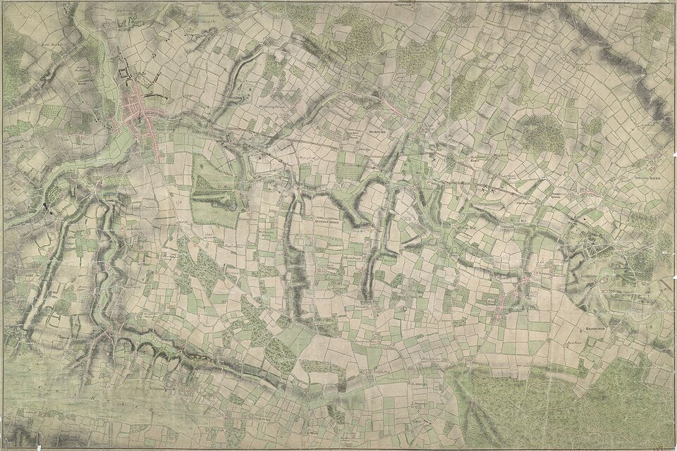 UK Vintage Map - Maidstone Kent