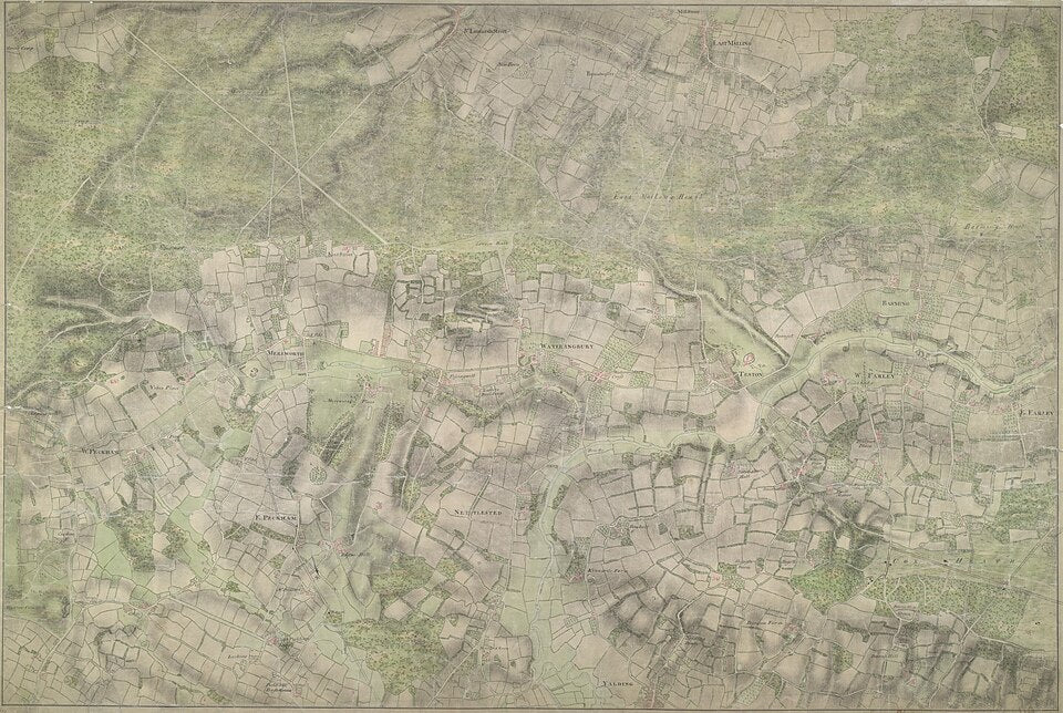 UK Vintage Map - North West Kent