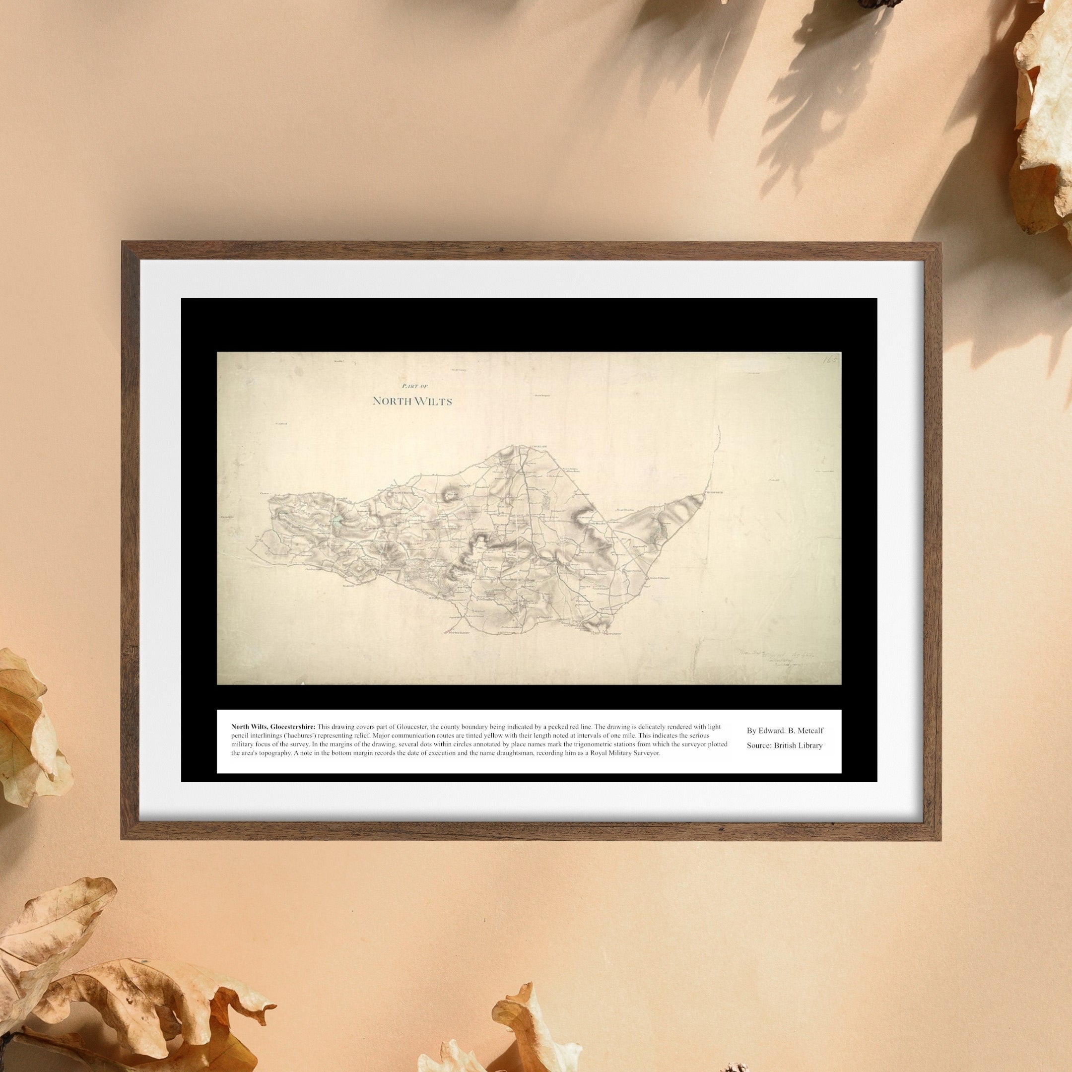 UK Vintage Map - North Wilts Glocestershire