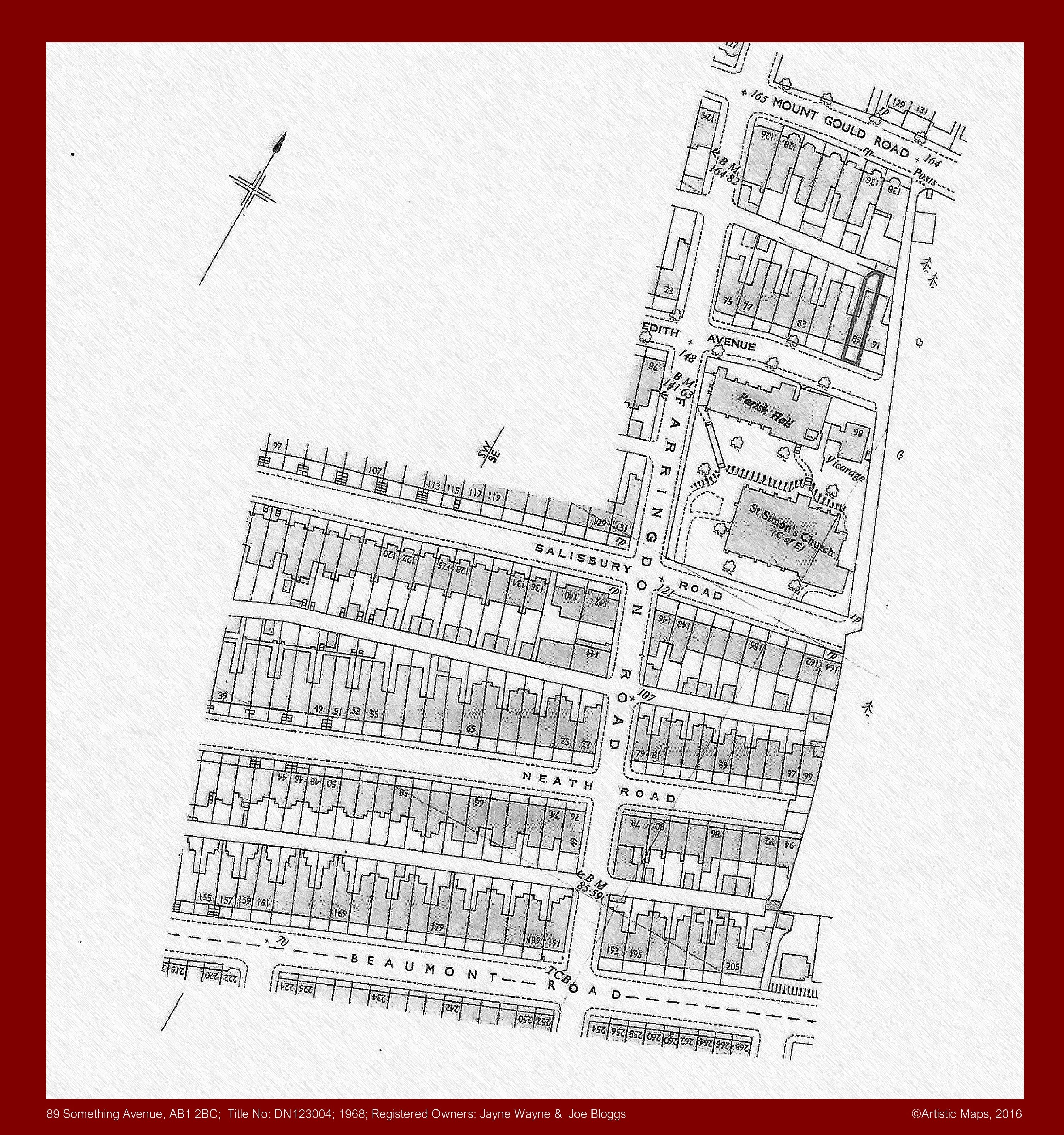Pencil Title Plan