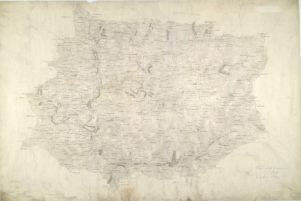 UK Vintage Map - South Molton Devon