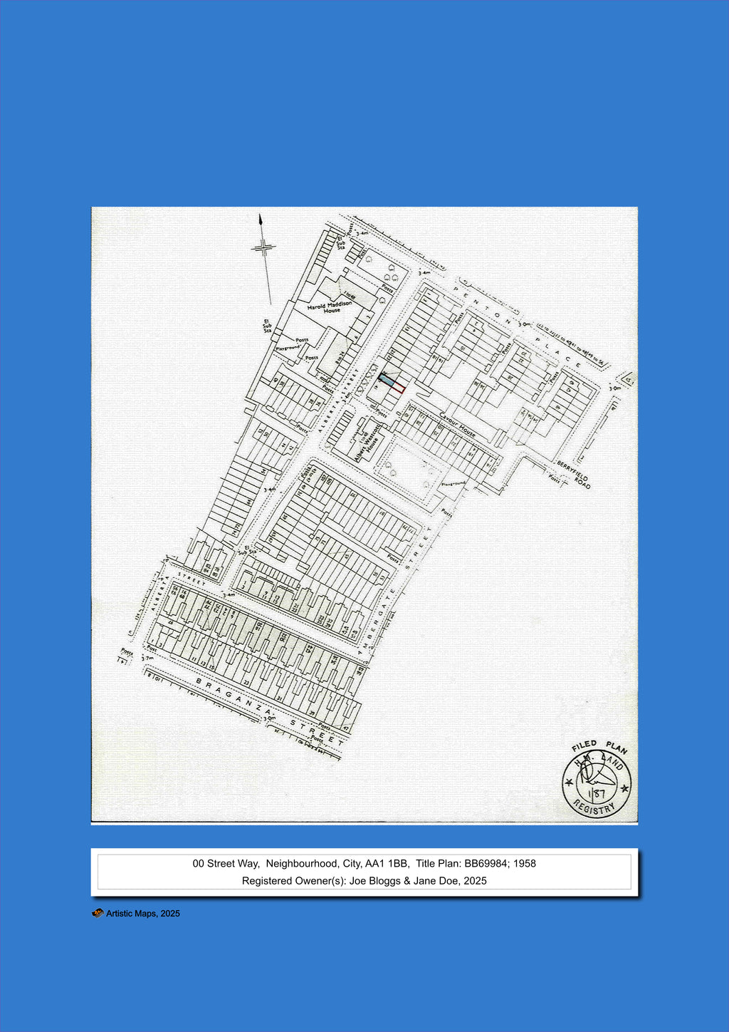 Craquelure Title Plan