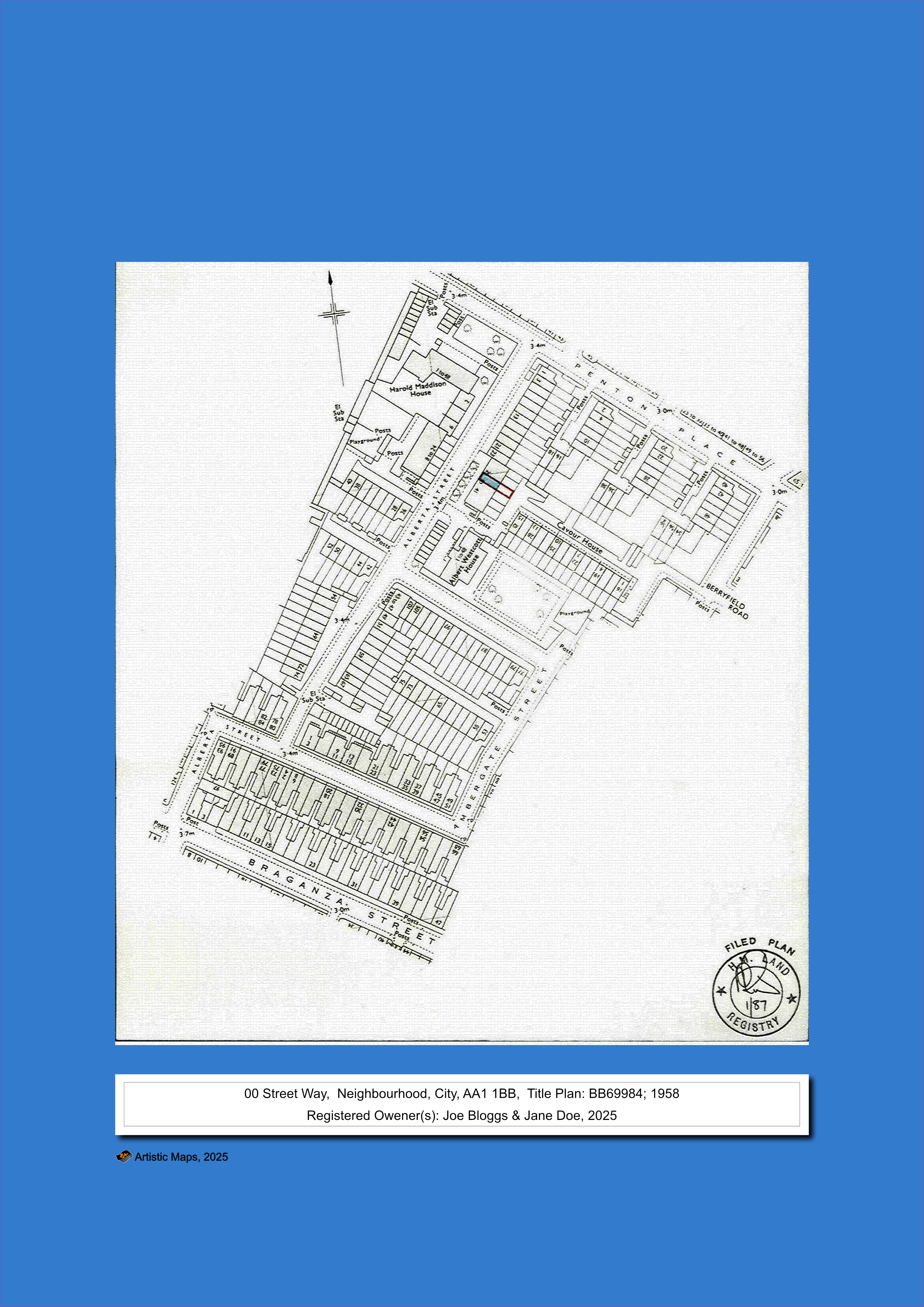 Craquelure Title Plan
