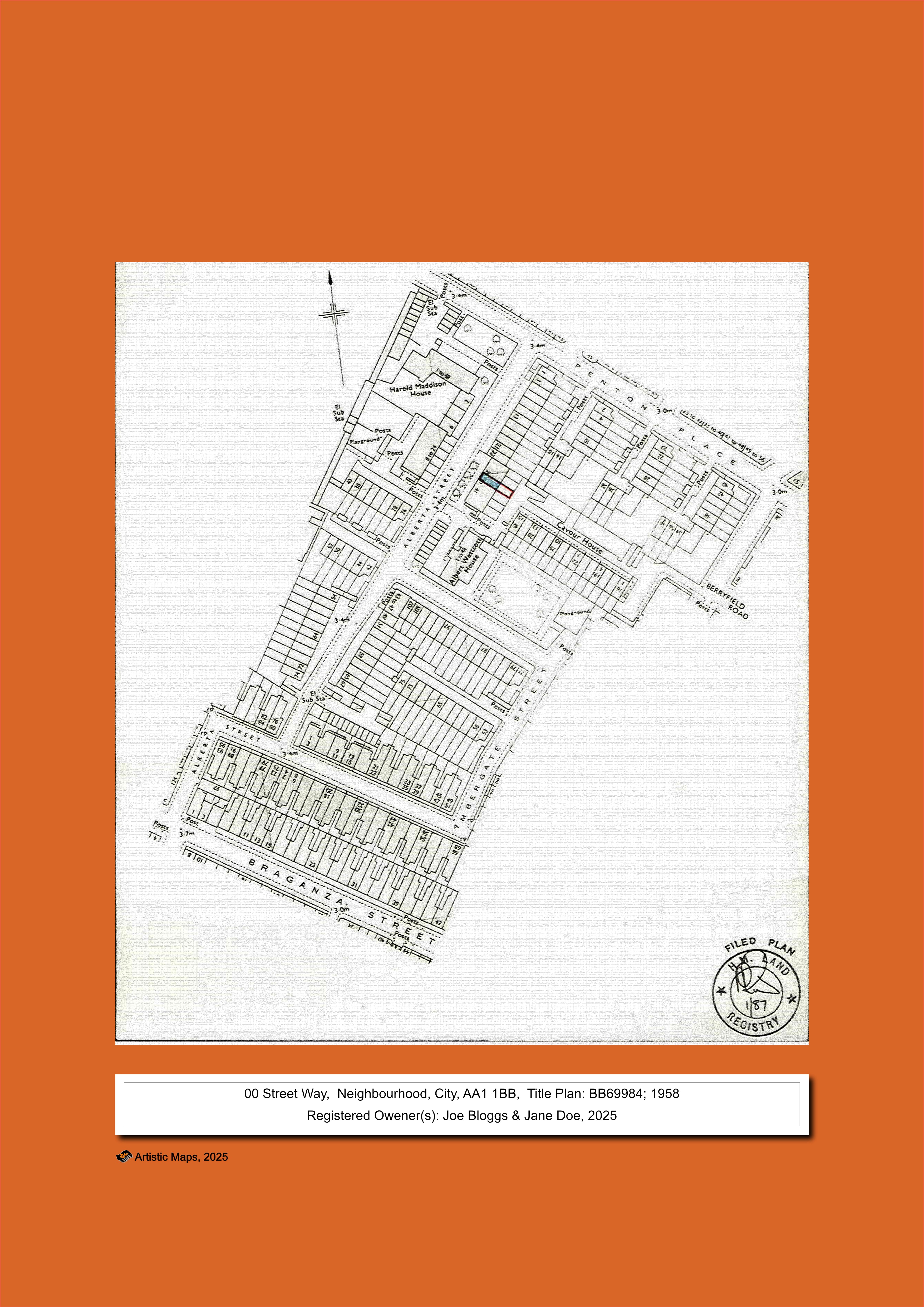 Craquelure Title Plan