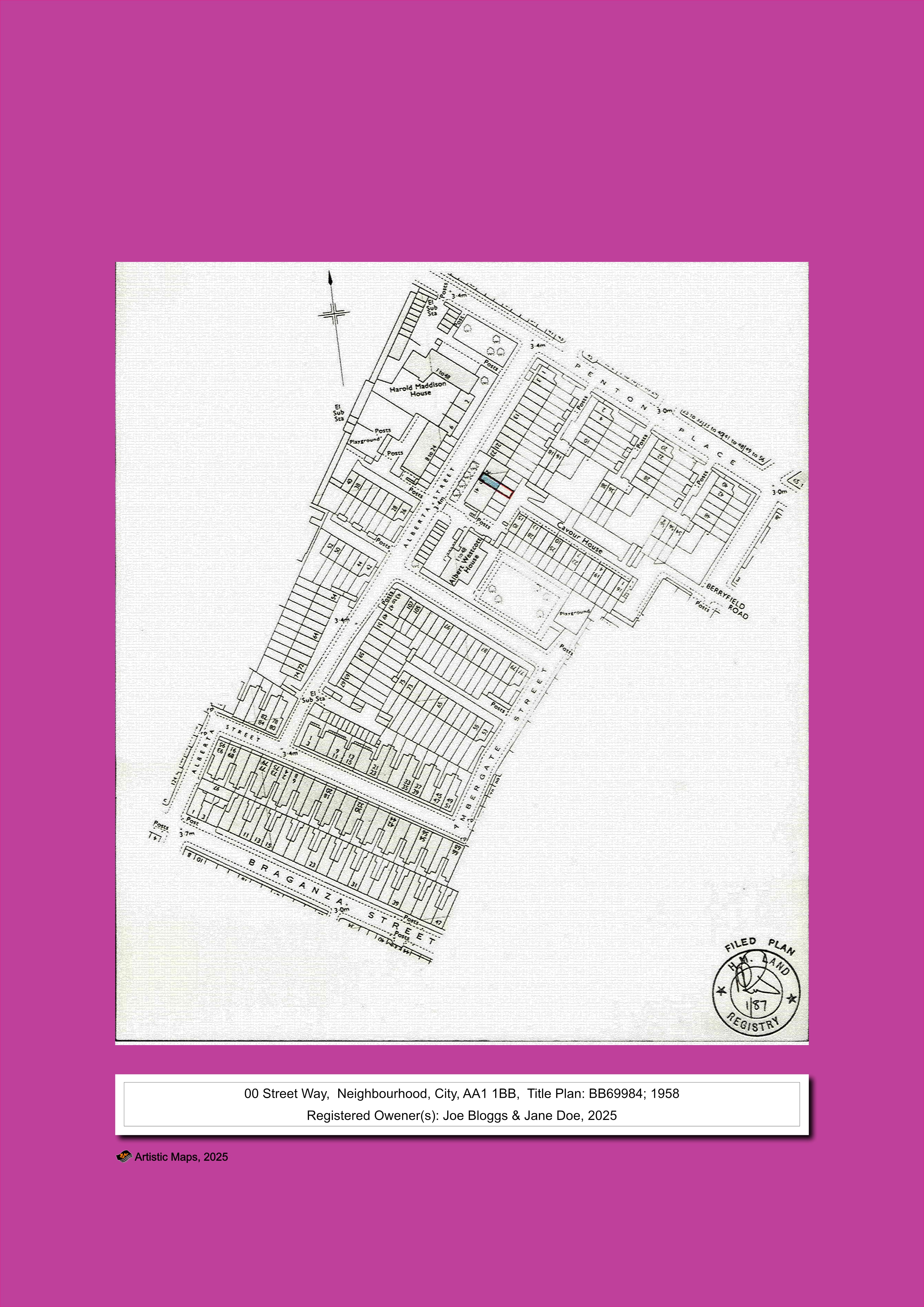 Craquelure Title Plan
