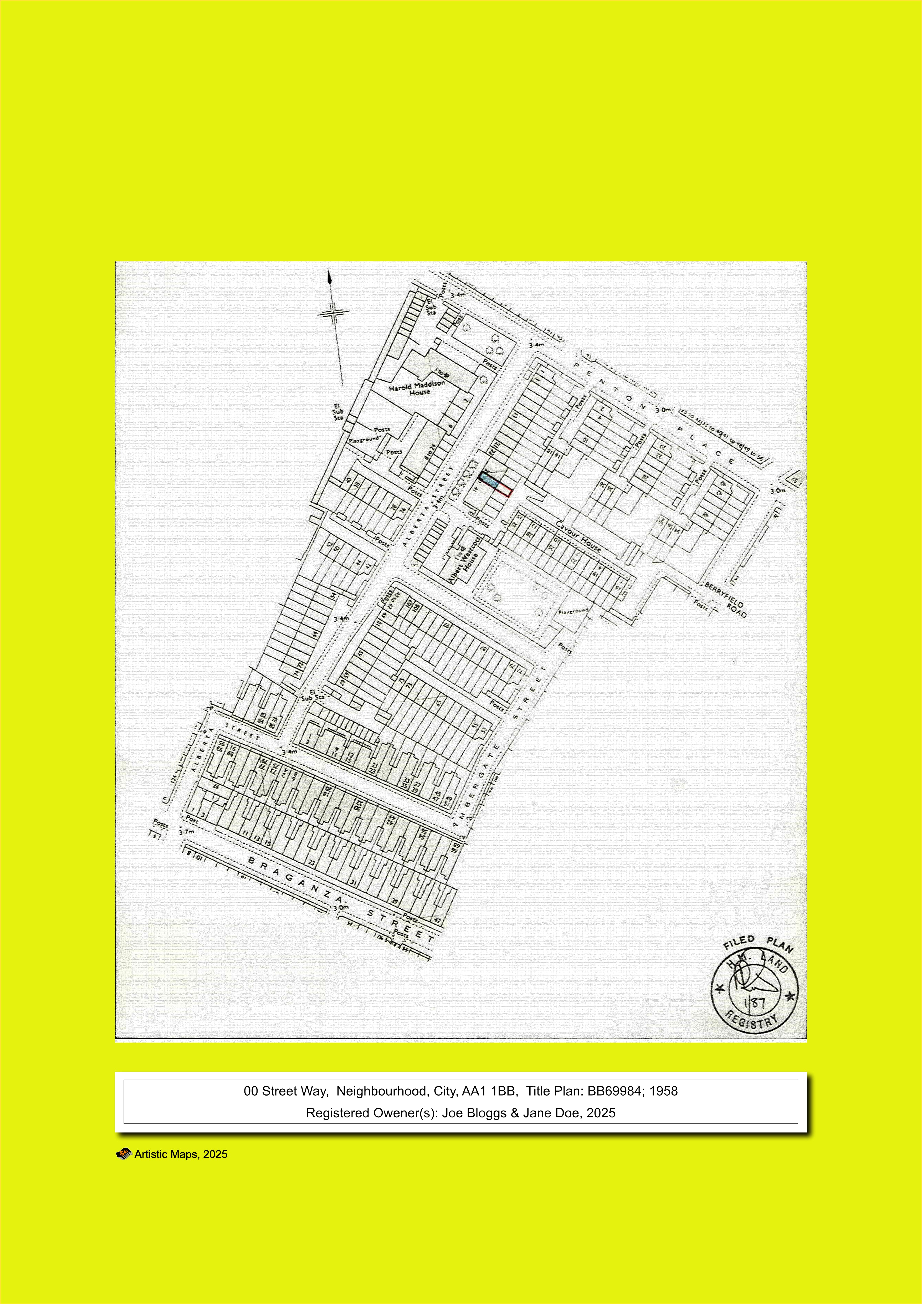 Craquelure Title Plan